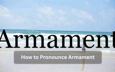 How to Pronounce Armament