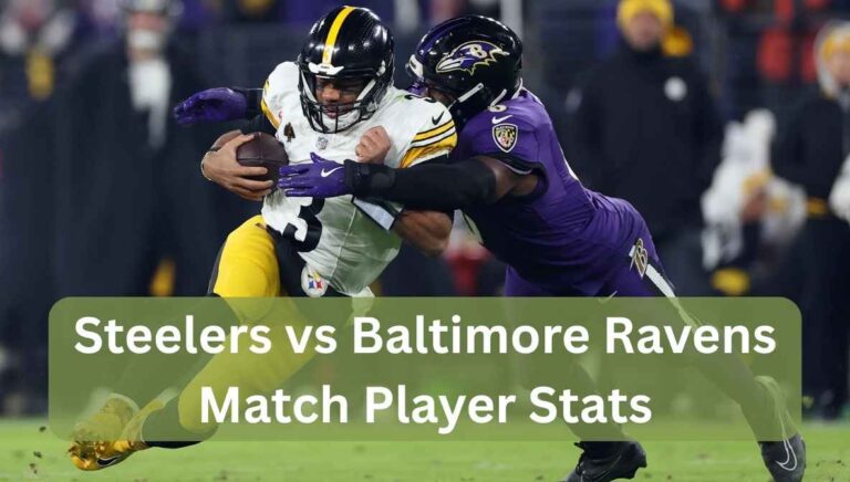 steelers vs baltimore ravens match player stats