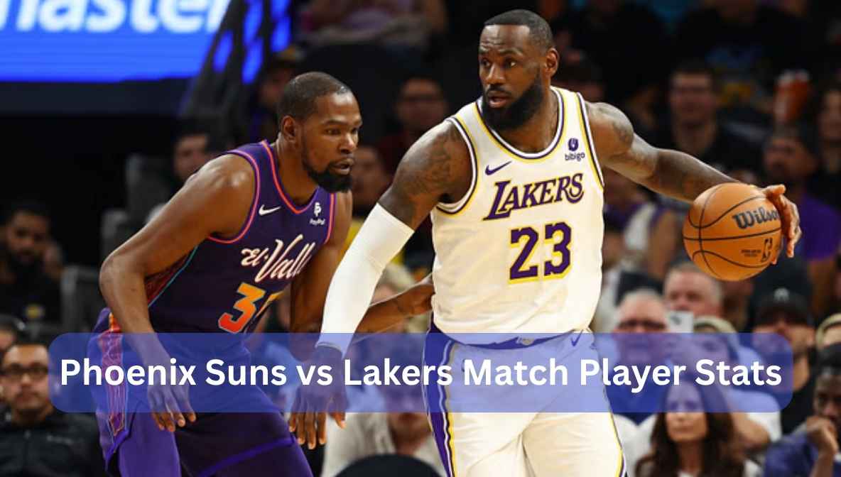 phoenix suns vs lakers match player stats