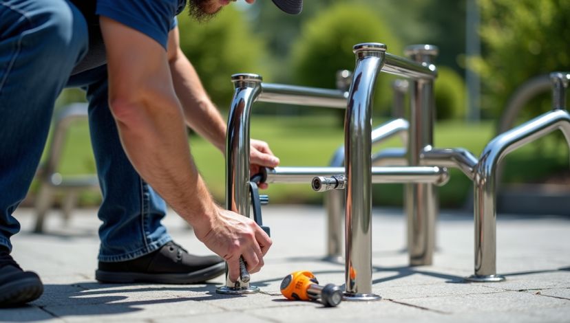 Bien installer une machine de musculation extérieur inox
